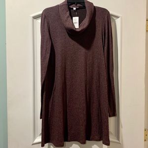 NWT Socialite cowl neck sweater dress